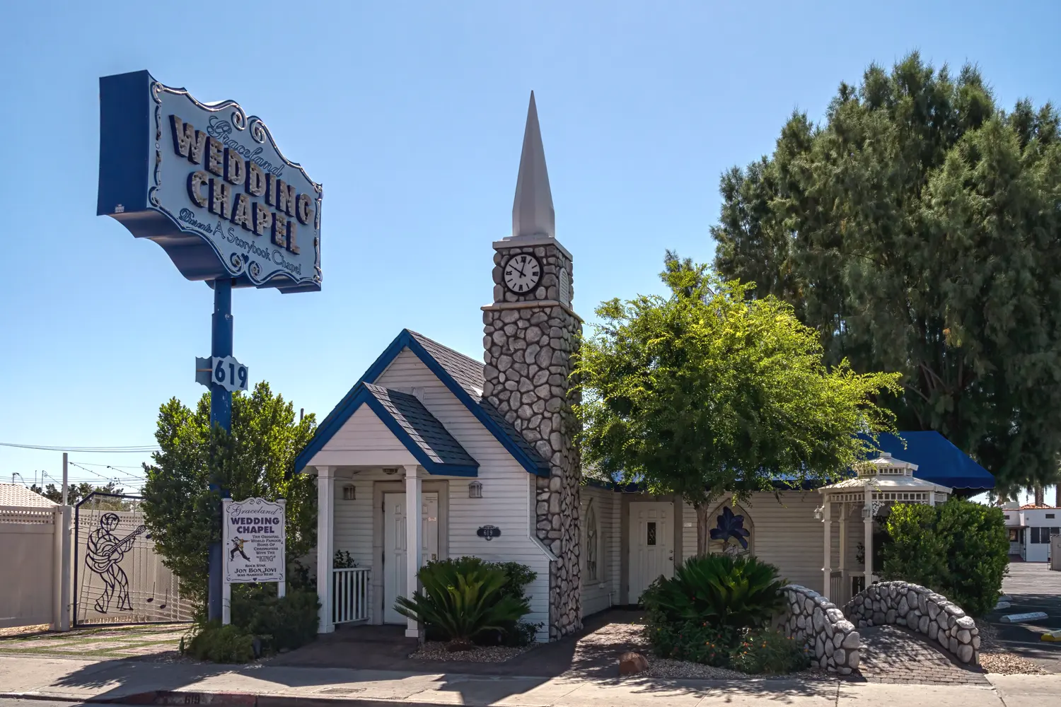 Graceland Wedding Chapel in Downtown Las Vegas