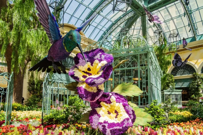 2021 Spring theme of the Bellagio Conservatory and Botanical Gardens