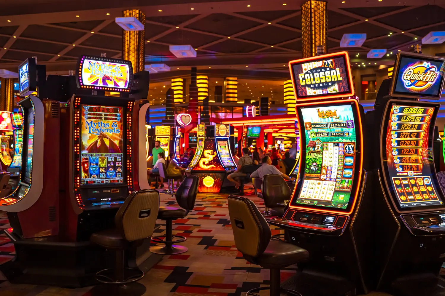 Casino floor in Las Vegas
