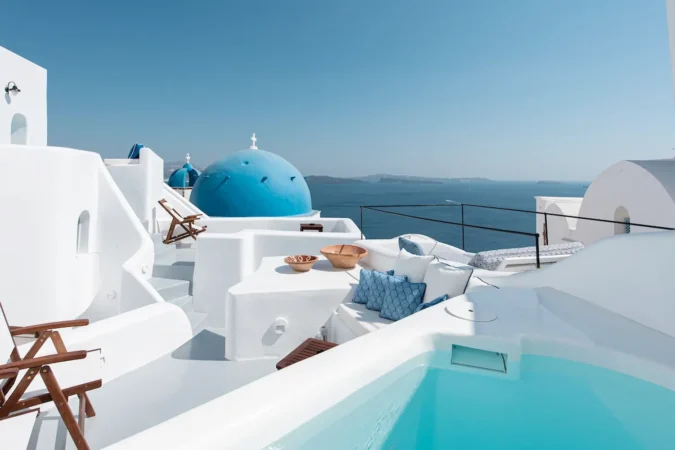 Santorini Airbnb in Greece