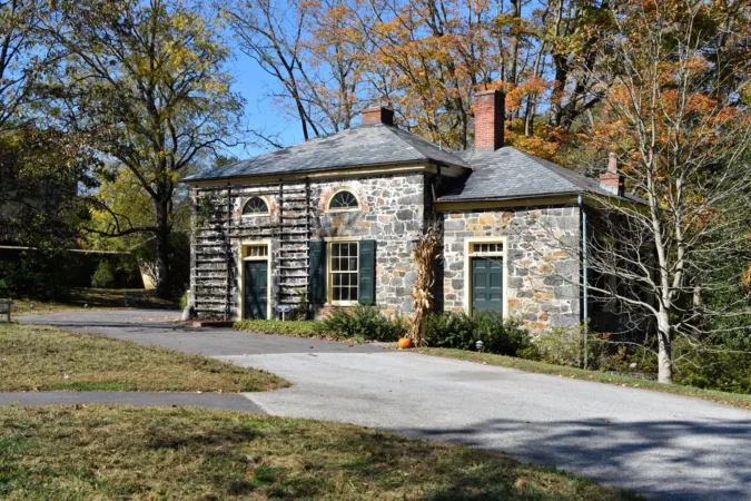 Dupont's original office for their gunpowder business, located at Hagley Museum and Library in Delaware