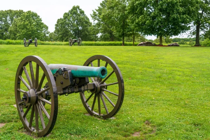 Cannon at Wilson's Creek National Battlefield in Missouri