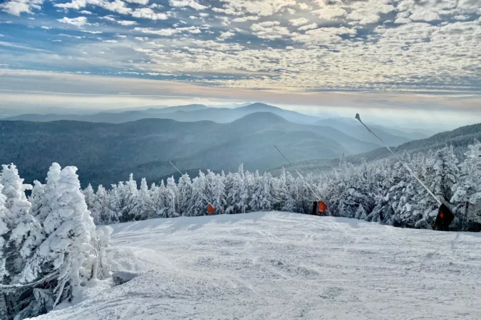 Stowe Mountain Ski resort in Vermont