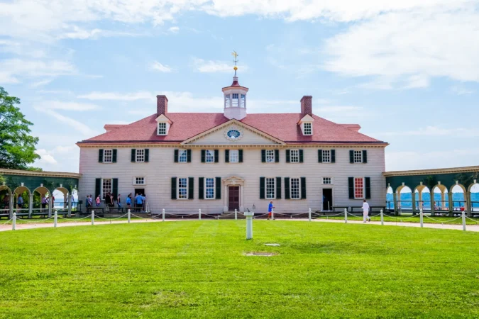 President George Washington home at Mount Vernon in Virginia