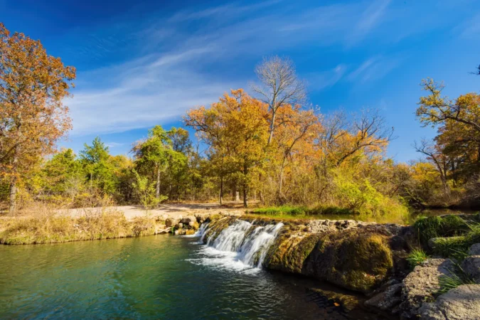 Little Niagara Falls of Chickasaw National Recreation Area at Oklahoma