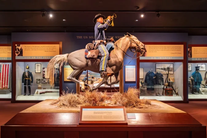 Interior view of the National Cowboy and Western Heritage Museum in Oklahoma