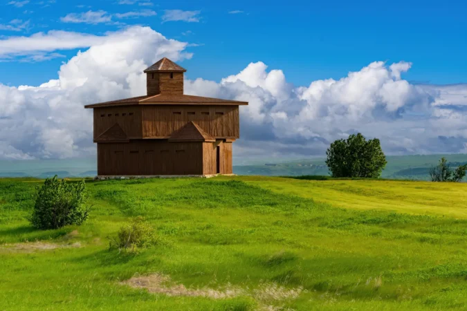 Fort Abraham Lincoln State Park in North Dakota