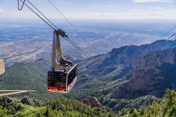 Sandia Peak Tramway in Albuquerque, New Mexico