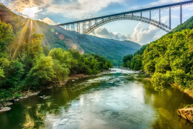 New River Gorge National Park in West Virginia, USA