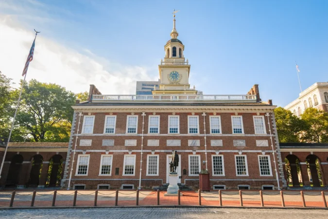 The Independence Hall at Independence National Historical Park, Philadelphia