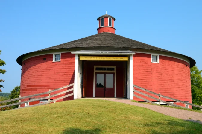 Shelburne Museum's Round Barn in Vermont