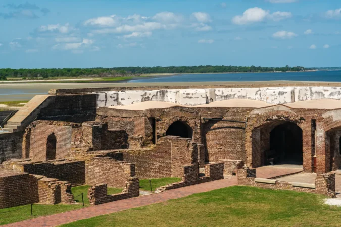 Fort Sumter National Monument in South Carolina, USA