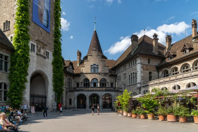 Swiss National Museum or Landesmuseum in Zurich, Switzerland