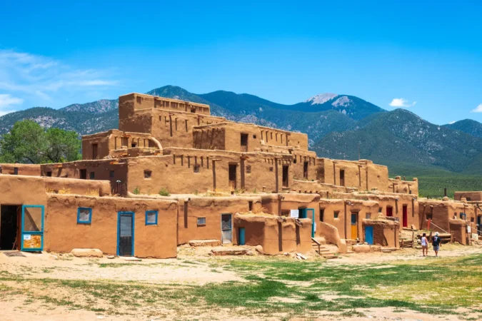 Historic Taos Pueblo in New Mexico