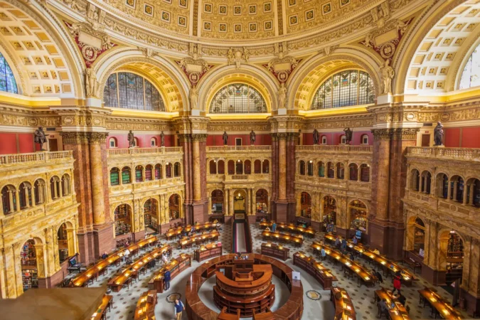 The Library of Congress in Washington DC