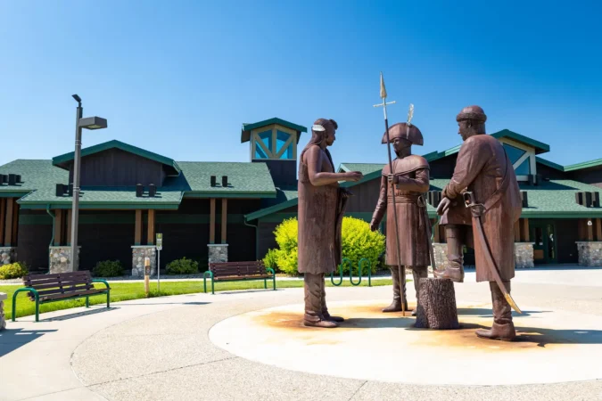 Lewis and Clark Interpretive Center in Washburn, North Dakota