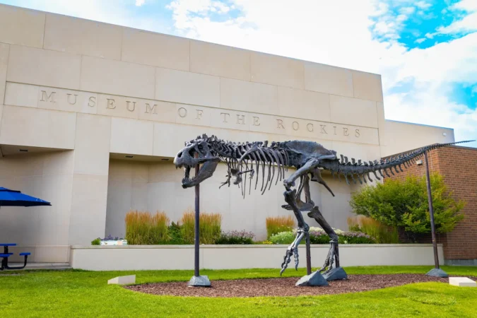 The exterior of the Museum of the Rockies in Bozeman, Montana