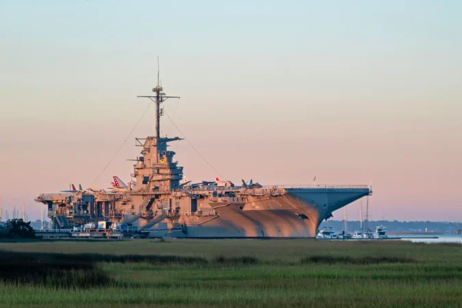 Patriots Point Naval and Maritime Museum in Charleston Harbor, South Carolina